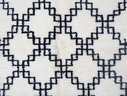 Anella Beni Ourain Rug - Custom Size - Atlasweave | Moroccan Rugs Always at the Best Price