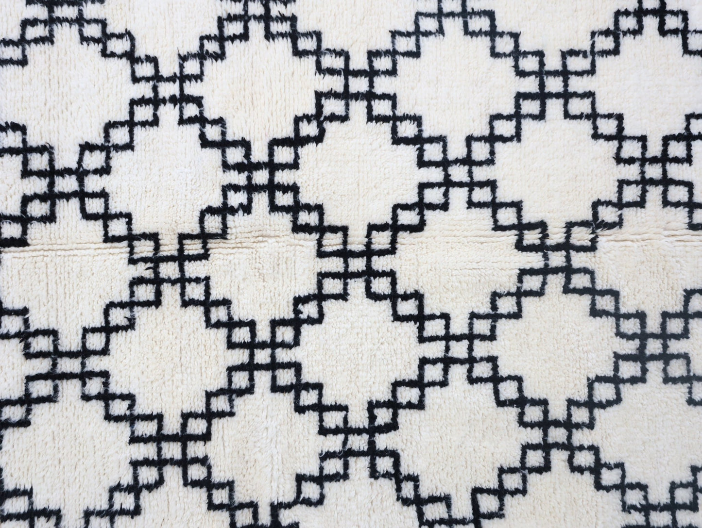 Anella Beni Ourain Rug - Custom Size - Atlasweave | Moroccan Rugs Always at the Best Price