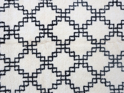 Anella Beni Ourain Rug - Custom Size - Atlasweave | Moroccan Rugs Always at the Best Price