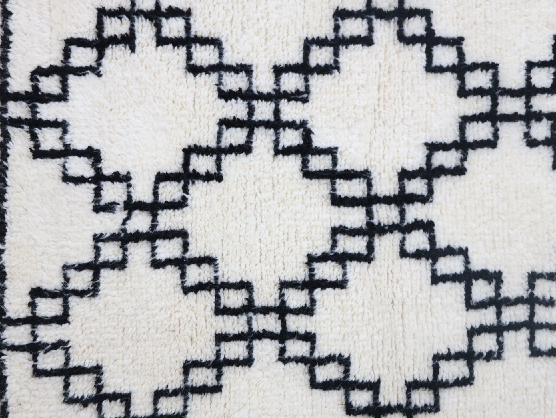 Anella Beni Ourain Rug - Custom Size - Atlasweave | Moroccan Rugs Always at the Best Price