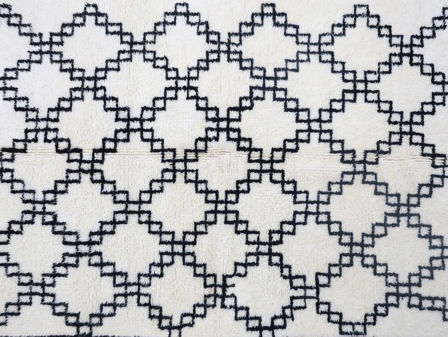 Anella Beni Ourain Rug - Custom Size - Atlasweave | Moroccan Rugs Always at the Best Price