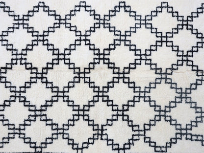 Anella Beni Ourain Rug - Custom Size - Atlasweave | Moroccan Rugs Always at the Best Price