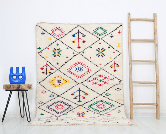 Baya Beni Ourain Rug - Custom Size - Atlasweave | Moroccan Rugs Always at the Best Price