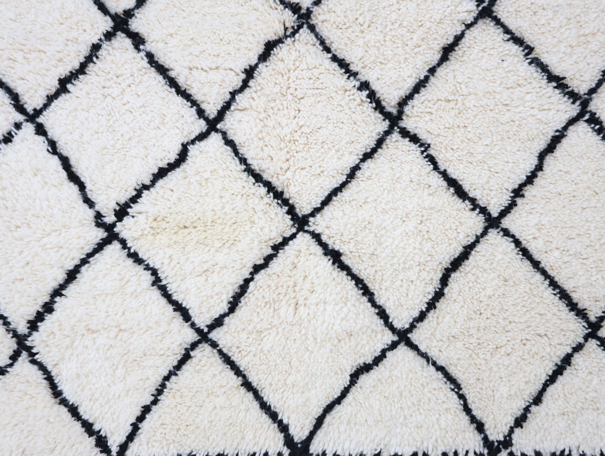 Bbiya Beni Ourain Rug - Custom Size - Atlasweave | Moroccan Rugs Always at the Best Price