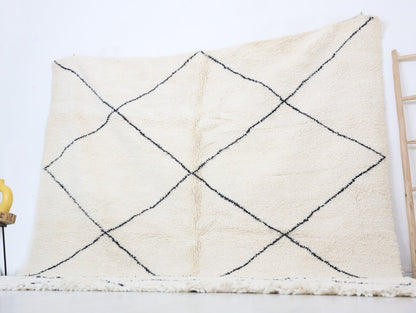 Chabha Beni Ourain Rug - Custom Size - Atlasweave | Moroccan Rugs Always at the Best Price