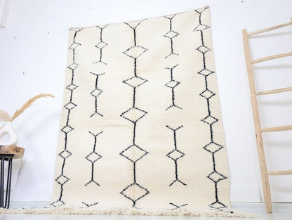 Lunja Beni Ourain Rug - Custom Size - Atlasweave | Moroccan Rugs Always at the Best Price