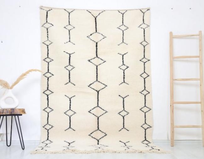 Lunja Beni Ourain Rug - Custom Size - Atlasweave | Moroccan Rugs Always at the Best Price