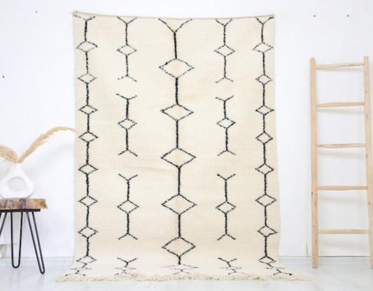 Lunja Beni Ourain Rug - Custom Size - Atlasweave | Moroccan Rugs Always at the Best Price