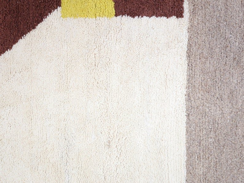 Menza Beni Ourain Rug - Custom Size - Atlasweave | Moroccan Rugs Always at the Best Price