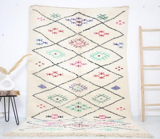 Sakina Beni Ourain Rug - Custom Size - Atlasweave | Moroccan Rugs Always at the Best Price