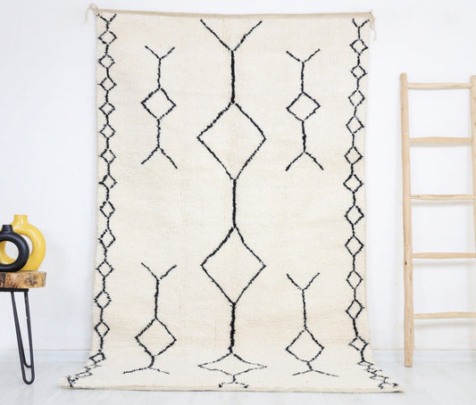 Tahidoust Beni Ourain Rug - Custom Size - Atlasweave | Moroccan Rugs Always at the Best Price