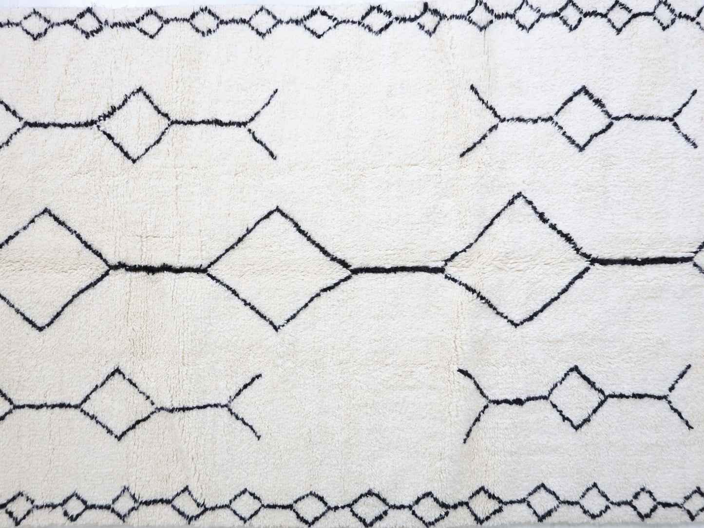 Tahidoust Beni Ourain Rug - Custom Size - Atlasweave | Moroccan Rugs Always at the Best Price