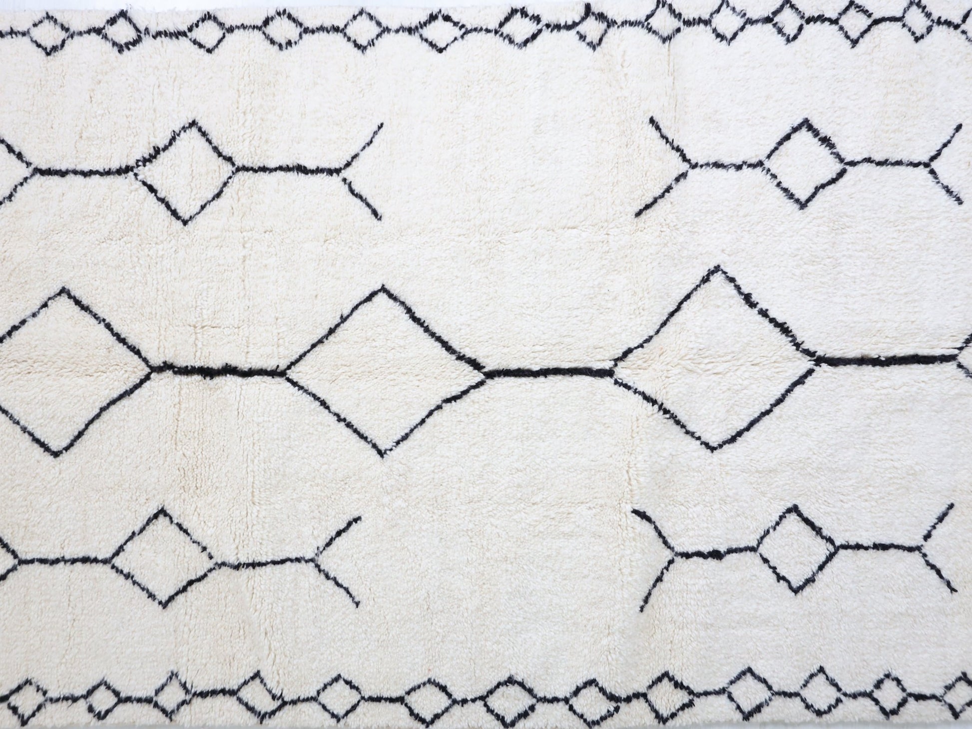 Tahidoust Beni Ourain Rug - Custom Size - Atlasweave | Moroccan Rugs Always at the Best Price