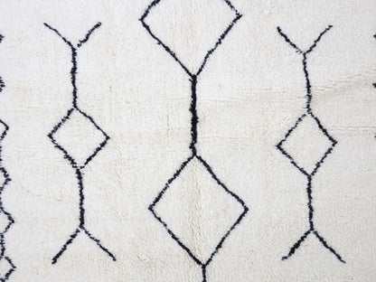 Tahidoust Beni Ourain Rug - Custom Size - Atlasweave | Moroccan Rugs Always at the Best Price