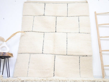 Tamila Beni Ourain Rug - Custom Size - Atlasweave | Moroccan Rugs Always at the Best Price