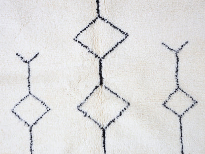 Tanirt Beni Ourain Rug - Custom Size - Atlasweave | Moroccan Rugs Always at the Best Price