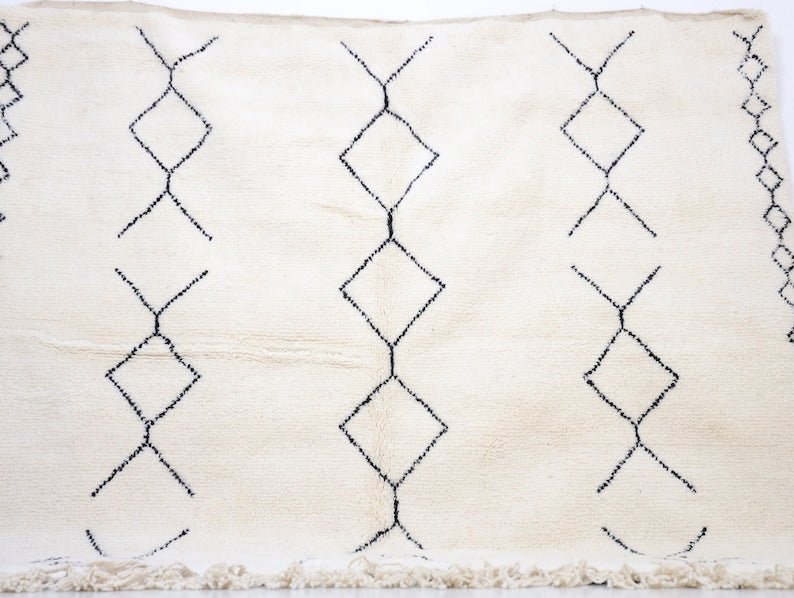 Tumsilt Beni Ourain Rug - Custom Size - Atlasweave | Moroccan Rugs Always at the Best Price